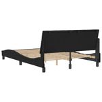 Casa si Gradina - Mobilier - Paturi si accesorii - Paturi - Cadru de pat cu tablie, negru, 120x200 cm, catifea - Infinity.ro