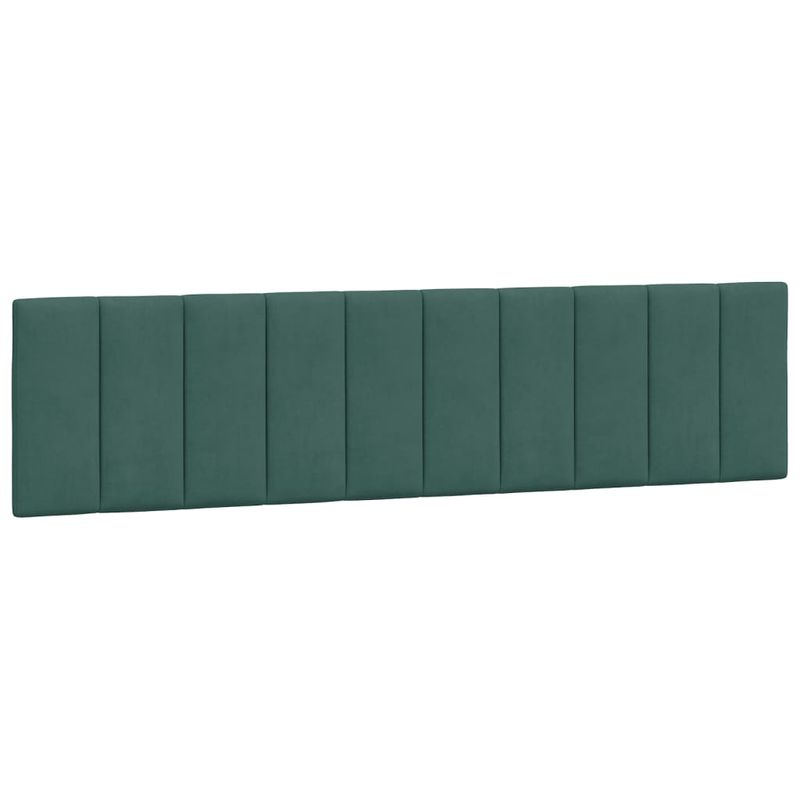 Casa si Gradina - Mobilier - Paturi si accesorii - Paturi - Cadru de pat cu tablie, verde inchis, 200x200 cm, catifea - Infinity.ro