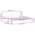 Casa si Gradina - Mobilier - Paturi si accesorii - Paturi - Cadru de pat cu tablie, verde inchis, 200x200 cm, catifea - Infinity.ro