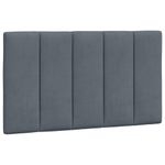 Casa si Gradina - Mobilier - Paturi si accesorii - Paturi - Cadru de pat cu lumini LED, gri inchis, 80x200 cm, catifea - Infinity.ro