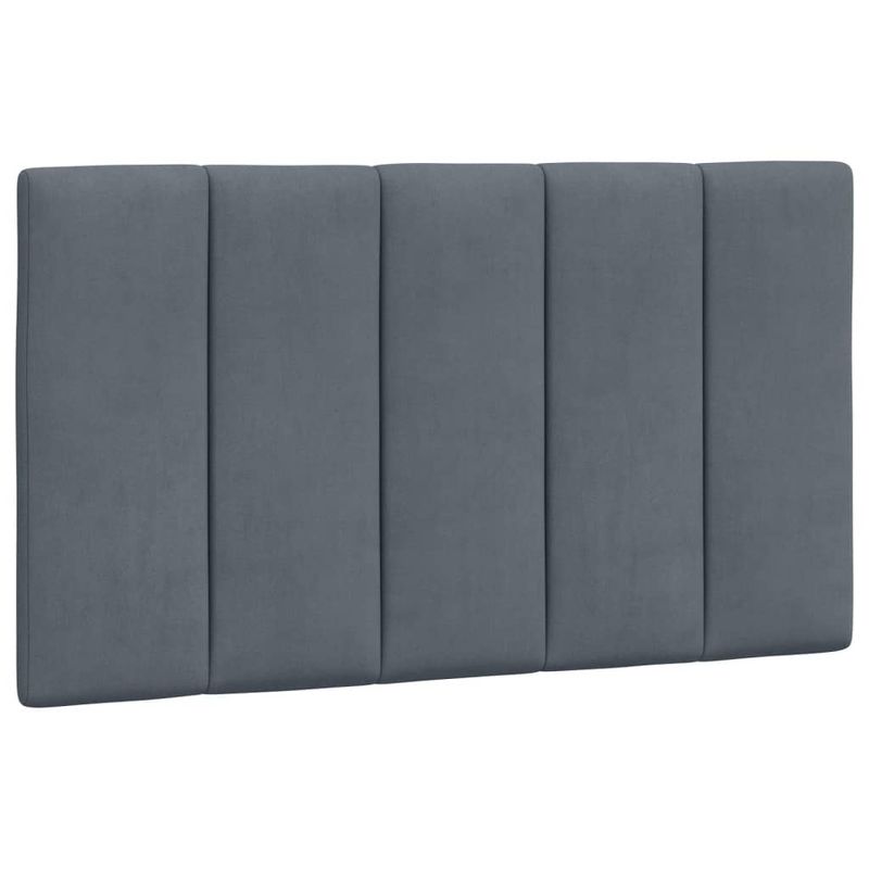 Casa si Gradina - Mobilier - Paturi si accesorii - Paturi - Cadru de pat cu lumini LED, gri inchis, 80x200 cm, catifea - Infinity.ro