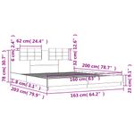 Casa si Gradina - Mobilier - Paturi si accesorii - Paturi - Cadru de pat cu tablie, alb, 160x200 cm, lemn prelucrat - Infinity.ro
