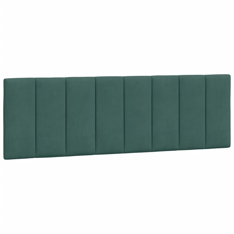 Casa si Gradina - Mobilier - Paturi si accesorii - Paturi - Cadru de pat cu lumini LED, verde inchis, 160x200 cm, catifea - Infinity.ro