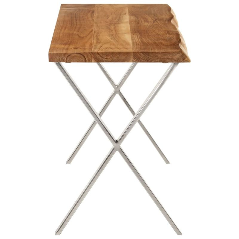 Casa si Gradina - Mobilier - Canapele si coltare - Banchete - Banca cu margini naturale 105 cm, lemn masiv de acacia - Infinity.ro