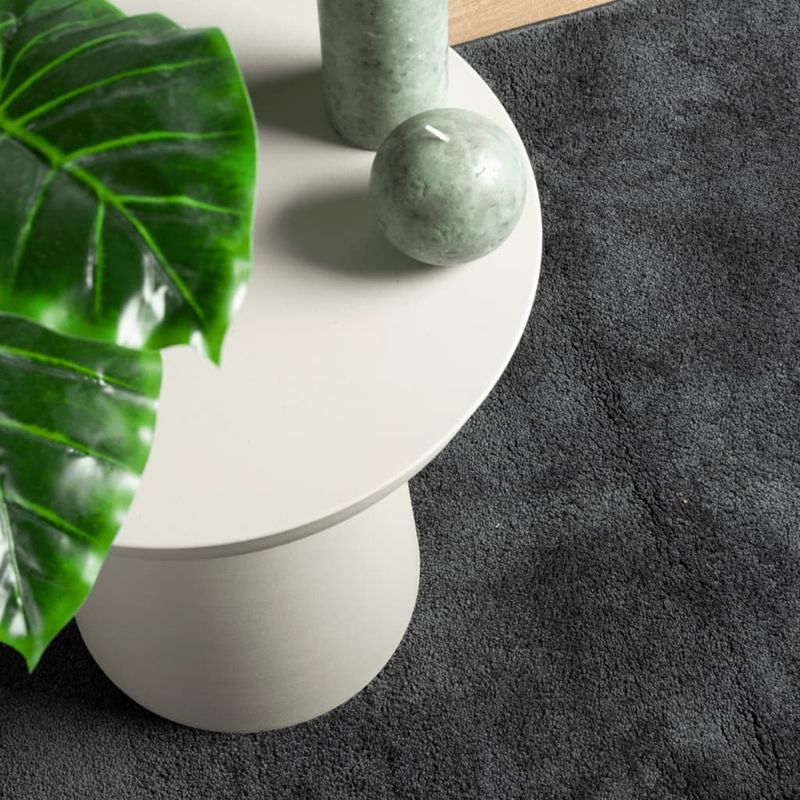 Casa si Gradina - Textile si covoare - Covoare - Covoare casa - Covor „OVIEDO”, fire scurte, antracit, 200x200 cm - Infinity.ro