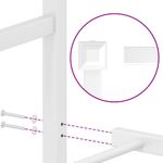 Casa si Gradina - Mobilier - Paturi si accesorii - Paturi - Cadru de pat din metal cu tablie, alb, 100x200 cm - Infinity.ro