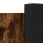 Casa si Gradina - Mobilier - Paturi si accesorii - Paturi - Cadru de pat cu tablie stejar fumuriu 90x190 cm lemn prelucrat - Infinity.ro