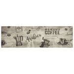 Casa si Gradina - Textile si covoare - Covoare - Covoare casa - Covor de bucatarie lavabil Coffee, gri, 45x150 cm, catifea - Infinity.ro