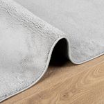 Casa si Gradina - Textile si covoare - Covoare - Covoare casa - Covor „OVIEDO”, fire scurte, gri, 60x110 cm - Infinity.ro