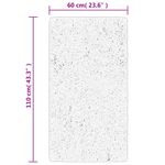 Casa si Gradina - Textile si covoare - Covoare - Covoare casa - Covor „OVIEDO”, fire scurte, gri, 60x110 cm - Infinity.ro