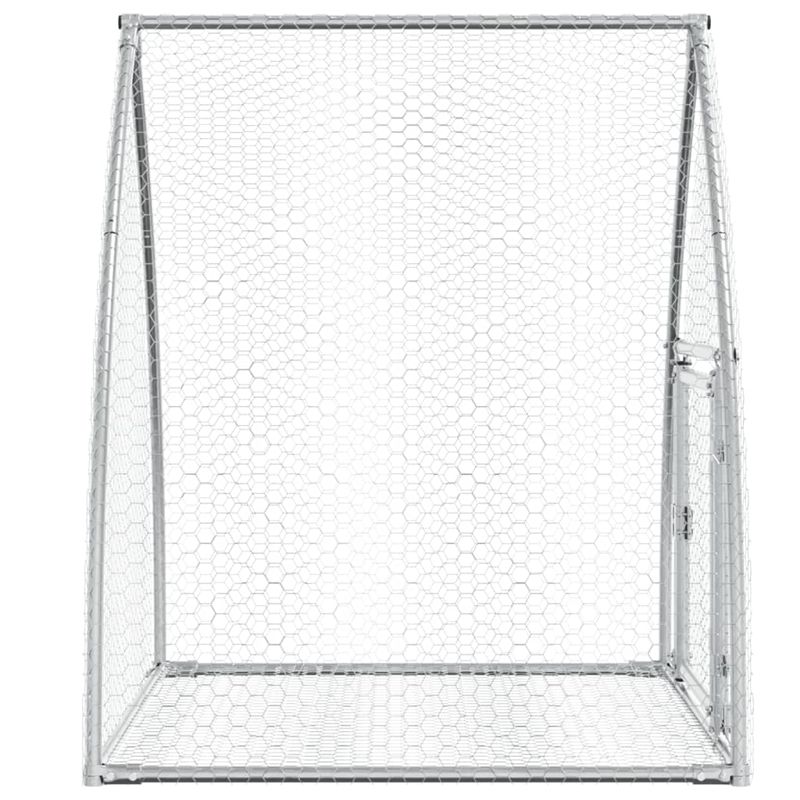 Petshop - Accesorii petshop - Culcusuri si custi - Custi interior si exterior - Cusca pentru iepuri, argintiu, 100x105x120 cm, otel galvanizat - Infinity.ro
