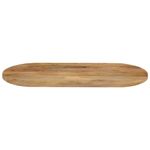 Casa si Gradina - Mobilier - Feronerie si accesorii mobila - Blat de masa oval, 100x40x3,8 cm, lemn masiv de mango (natural) - Infinity.ro