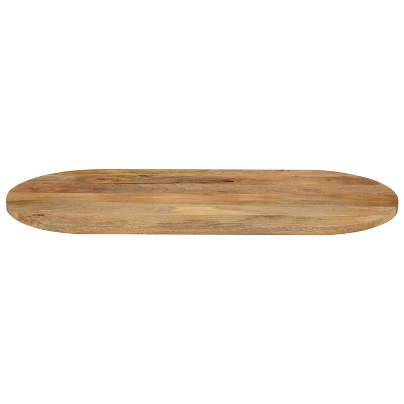 Casa si Gradina - Mobilier - Feronerie si accesorii mobila - Blat de masa oval, 100x40x3,8 cm, lemn masiv de mango (natural) - Infinity.ro
