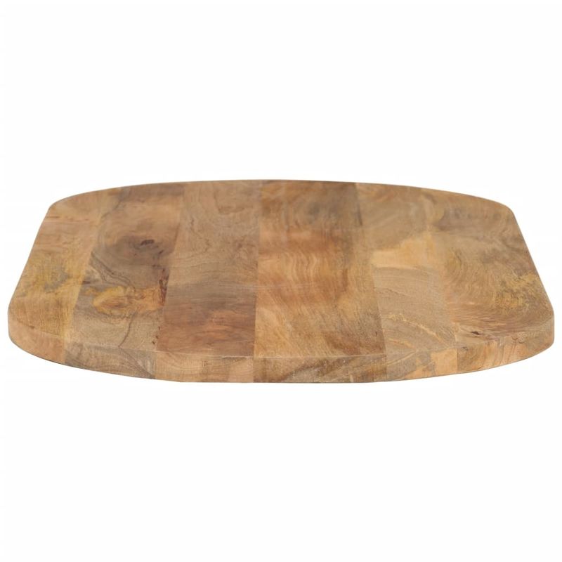 Casa si Gradina - Mobilier - Feronerie si accesorii mobila - Blat de masa oval, 100x40x3,8 cm, lemn masiv de mango (natural) - Infinity.ro