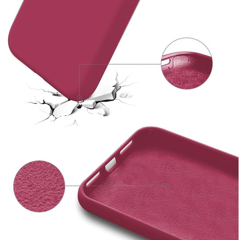 Laptop, Telefoane si Tablete - Telefoane mobile si accesorii - Accesorii Telefoane - Huse telefoane - Husa Casey Studios pentru iPhone 7 Plus/8 Plus, Soft Silicone Premium, Microfibra in Interior, Fucsia - Infinity.ro