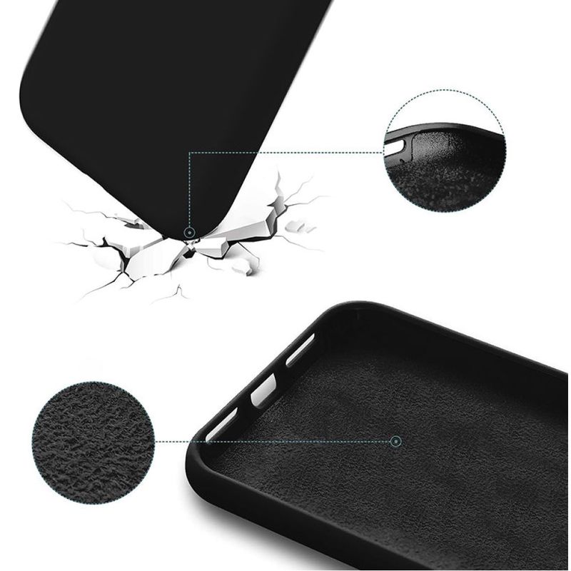 Laptop, Telefoane si Tablete - Telefoane mobile si accesorii - Accesorii Telefoane - Huse telefoane - Husa Casey Studios pentru iPhone X/XS, Soft Silicone Premium, Microfibra in Interior, Negru - Infinity.ro