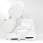 Fashion, accesorii si bijuterii - Femei - Incaltaminte femei - Sneakers si tenisi femei - Sneakers Dama MBrands cu talpa flexibila si masiva, alb - 36 - Infinity.ro