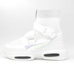 Fashion, accesorii si bijuterii - Femei - Incaltaminte femei - Sneakers si tenisi femei - Sneakers Dama MBrands cu talpa flexibila si masiva, alb - 36 - Infinity.ro