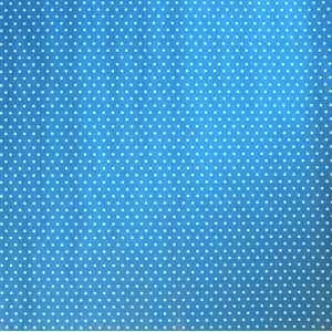 Hartie ambalat cadouri Graphic bleu bulinute albe