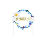 Casa si Gradina - Decoratiuni - Decoratiuni petrecere - Accesorii pentru petrecere - Cake Topper tort coronita floricica alba - Infinity.ro
