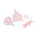 Casa si Gradina - Decoratiuni - Decoratiuni petrecere - Accesorii pentru petrecere - Cake Topper tort mode Wanderland roz - Infinity.ro