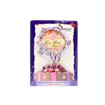 Casa si Gradina - Decoratiuni - Decoratiuni petrecere - Accesorii pentru petrecere - Cake Topper tort La Multi Ani cerc-fluturasi lila - Infinity.ro