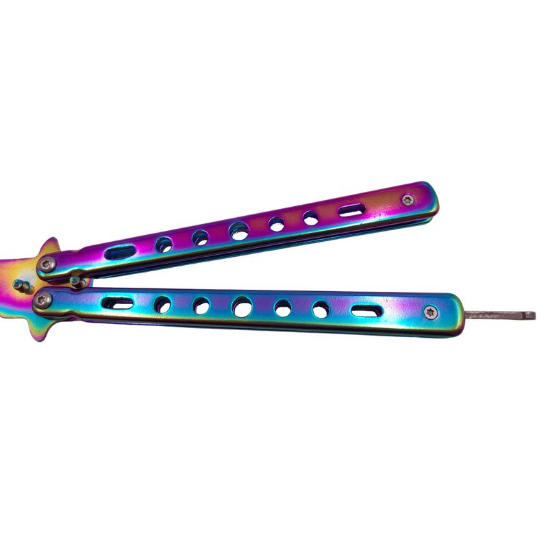 Casa si Gradina - Bucatarie si vesela - Vesela si tacamuri - Cutite si seturi de cutite - Set doua briceaguri fluture pentru antrenament , IdeallStore® , 22 cm, multicolor - Infinity.ro