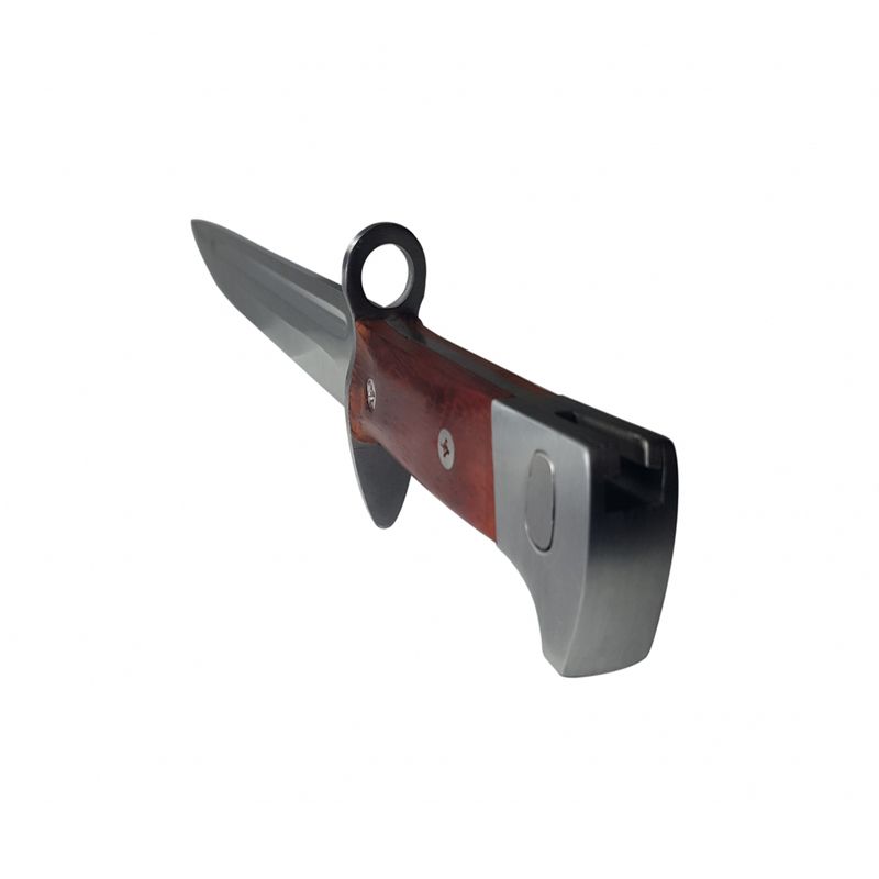 Casa si Gradina - Bucatarie si vesela - Vesela si tacamuri - Cutite si seturi de cutite - Set doua cutite pentru camping si vanatoare AK, IdeallStore®, 39 cm, maro - Infinity.ro