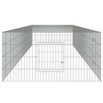 Petshop - Accesorii petshop - Culcusuri si custi - Custi interior si exterior - Cusca pentru iepuri, 4 panouri, 325x109x54 cm, fier galvanizat - Infinity.ro