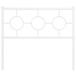 Casa si Gradina - Mobilier - Paturi si accesorii - Accesorii paturi - Tablie de pat metalica, alb, 100 cm - Infinity.ro