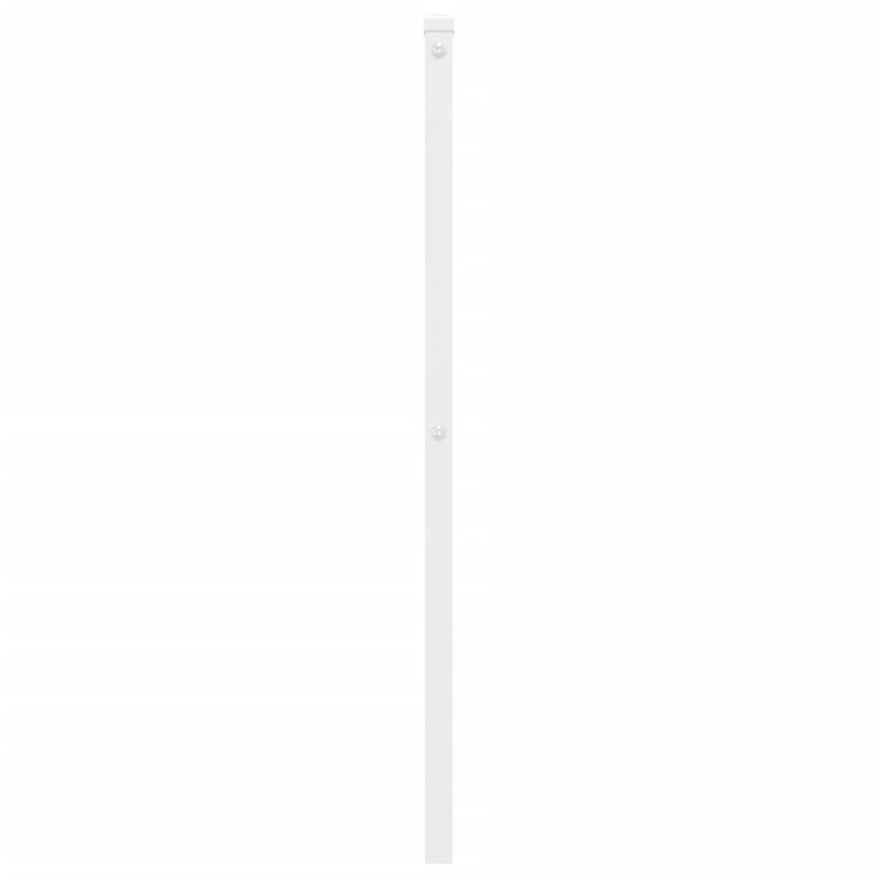 Casa si Gradina - Mobilier - Paturi si accesorii - Accesorii paturi - Tablie de pat metalica, alb, 100 cm - Infinity.ro