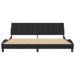 Casa si Gradina - Mobilier - Paturi si accesorii - Paturi - Cadru de pat cu tablie, negru, 200x200 cm, catifea - Infinity.ro