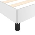 Casa si Gradina - Mobilier - Paturi si accesorii - Paturi - Cadru de pat, alb, 120x190 cm, piele ecologica - Infinity.ro