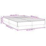 Casa si Gradina - Mobilier - Paturi si accesorii - Paturi - Cadru de pat, alb, 120x190 cm, piele ecologica - Infinity.ro