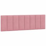 Casa si Gradina - Mobilier - Paturi si accesorii - Paturi - Cadru de pat cu tablie, roz, 160x200 cm, catifea - Infinity.ro