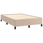 Casa si Gradina - Mobilier - Paturi si accesorii - Paturi - Cadru de pat, cappuccino, 120x190 cm, piele ecologica - Infinity.ro