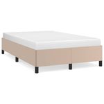 Casa si Gradina - Mobilier - Paturi si accesorii - Paturi - Cadru de pat, cappuccino, 120x190 cm, piele ecologica - Infinity.ro