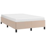 Casa si Gradina - Mobilier - Paturi si accesorii - Paturi - Cadru de pat, cappuccino, 120x190 cm, piele ecologica - Infinity.ro