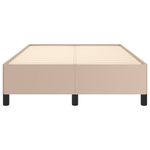 Casa si Gradina - Mobilier - Paturi si accesorii - Paturi - Cadru de pat, cappuccino, 120x190 cm, piele ecologica - Infinity.ro