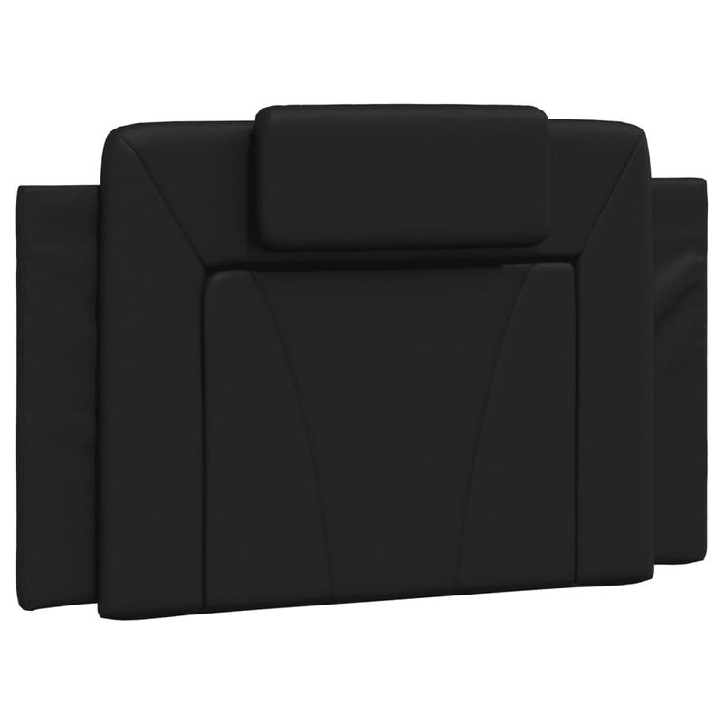 Casa si Gradina - Mobilier - Paturi si accesorii - Paturi - Cadru de pat cu tablie, negru, 80x200 cm, piele ecologica - Infinity.ro