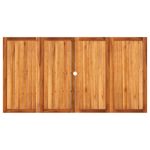 Casa si Gradina - Gradina si terasa - Mobilier exterior - Mese gradina - Masa de gradina, bej, 180x90x75 cm, poliratan si lemn acacia - Infinity.ro