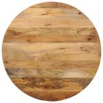 Casa si Gradina - Mobilier - Feronerie si accesorii mobila - Blat de masa rotund, diametru 90x2,5 cm, lemn masiv de mango brut, lemn de mango (natural) - Infinity.ro