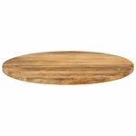 Casa si Gradina - Mobilier - Feronerie si accesorii mobila - Blat de masa rotund, diametru 90x2,5 cm, lemn masiv de mango brut, lemn de mango (natural) - Infinity.ro