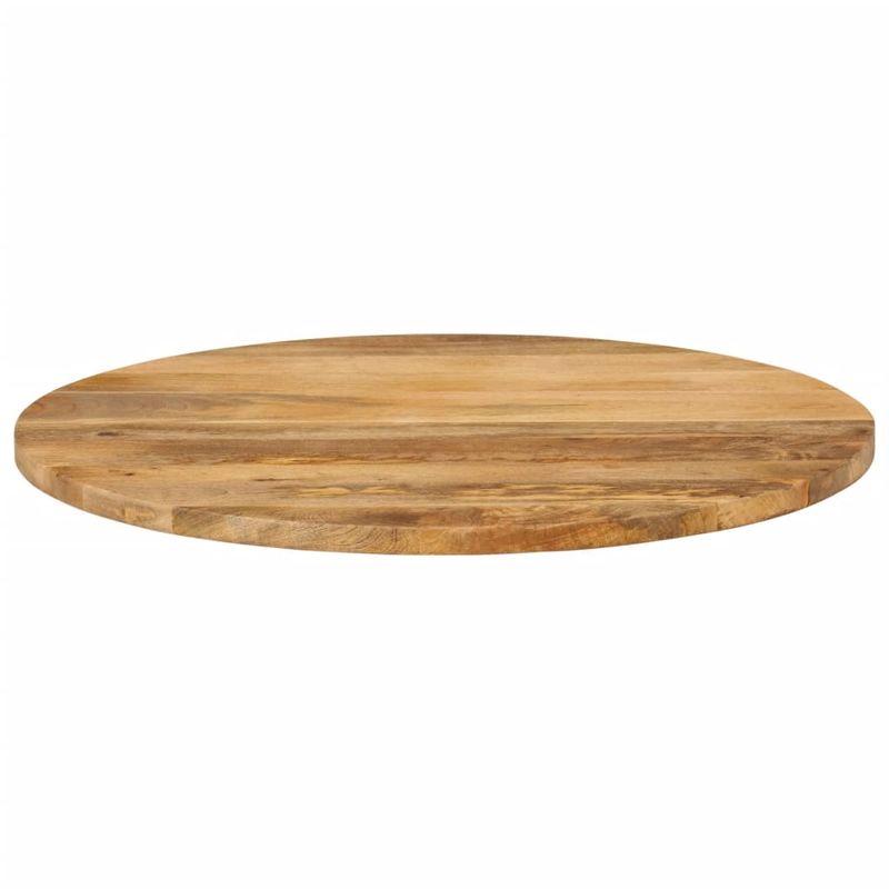 Casa si Gradina - Mobilier - Feronerie si accesorii mobila - Blat de masa rotund, diametru 90x2,5 cm, lemn masiv de mango brut, lemn de mango (natural) - Infinity.ro