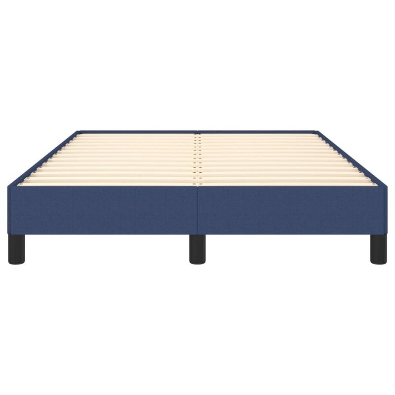 Casa si Gradina - Mobilier - Paturi si accesorii - Paturi - Cadru de pat, albastru, 120x190 cm, material textil - Infinity.ro