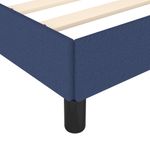 Casa si Gradina - Mobilier - Paturi si accesorii - Paturi - Cadru de pat, albastru, 120x190 cm, material textil - Infinity.ro