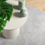 Casa si Gradina - Textile si covoare - Covoare - Covoare casa - Covor „OVIEDO”, fire scurte, gri, Ø 100 cm - Infinity.ro