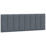 Casa si Gradina - Mobilier - Paturi si accesorii - Paturi - Cadru de pat cu lumini LED, gri inchis, 140x200 cm, catifea - Infinity.ro
