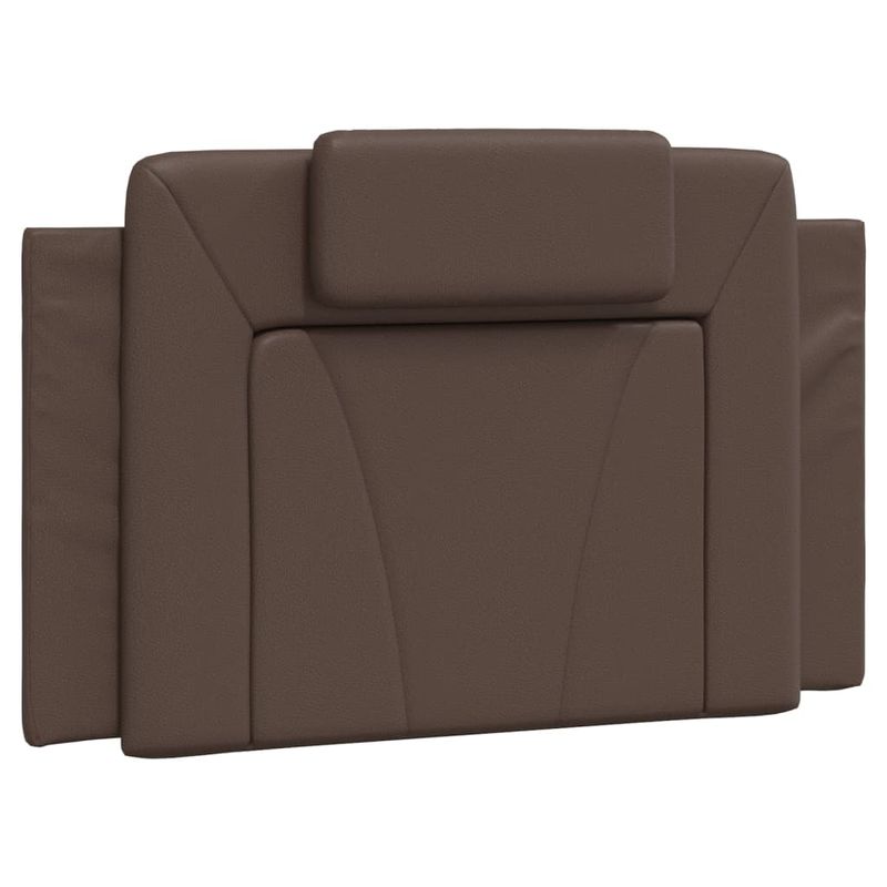 Casa si Gradina - Mobilier - Paturi si accesorii - Paturi - Cadru de pat cu tablie, maro, 90x190 cm, piele ecologica - Infinity.ro