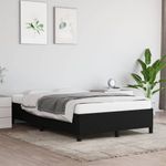 Casa si Gradina - Mobilier - Paturi si accesorii - Paturi - Cadru de pat, negru, 120x190 cm, material textil - Infinity.ro